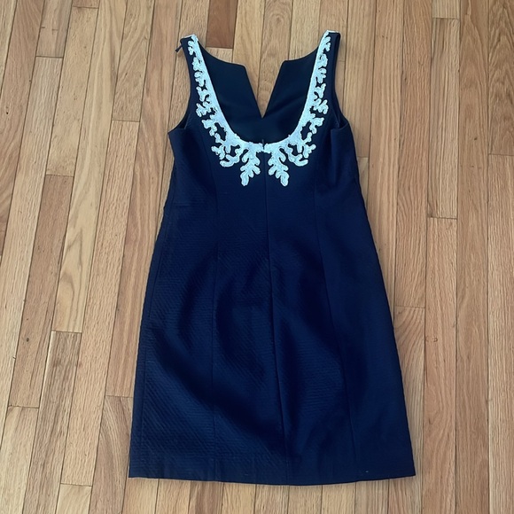 Lilly Pulitzer Gabby Shift Dress True Navy size 4 - Picture 5 of 7